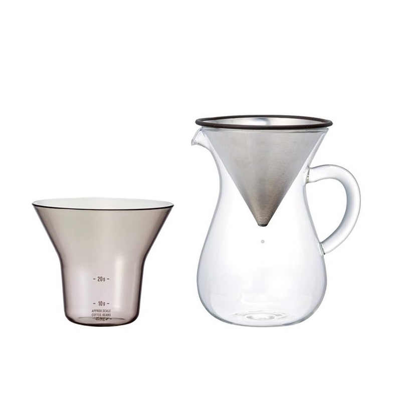 KINTO - Coffee carafe with stainless steel filter 300ml