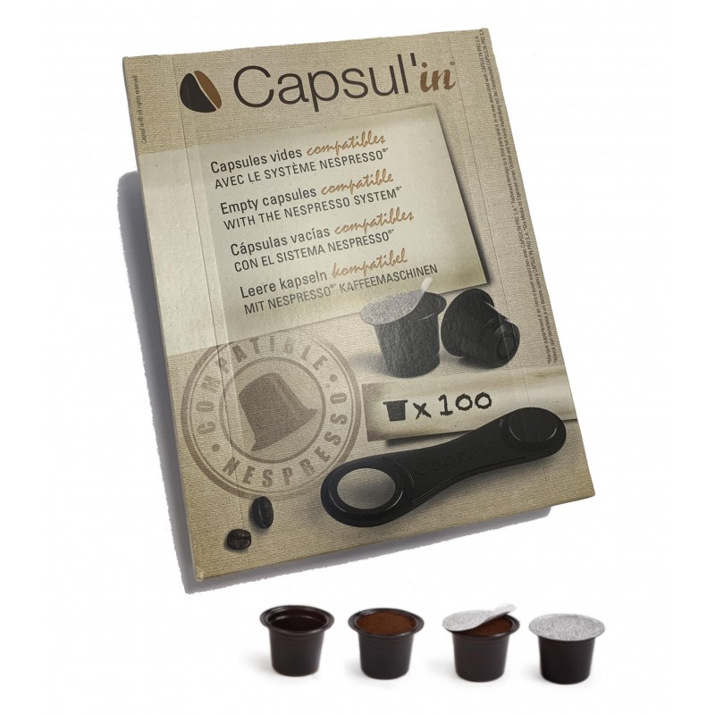 Capsul In 100 Capsules Compatible With Nespresso Machines