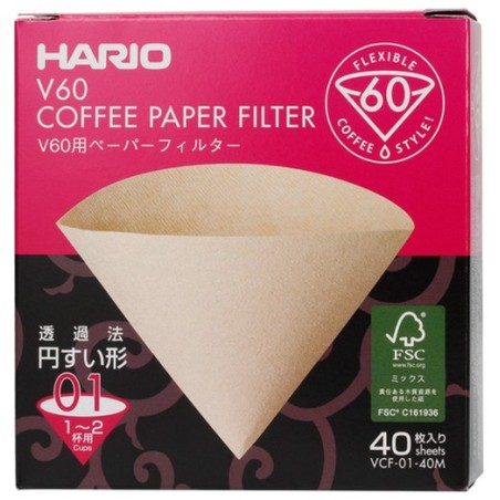 HARIO V60 Misarashi Filter 01 40pces