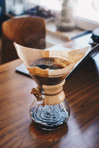 CHEMEX Vierkante natuurlijke papieren filters 6 kopjes